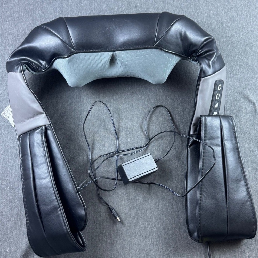 Nekteck‎ Shiatsu Neck Shoulder Massager with Heat Deep Kneading Back Massager